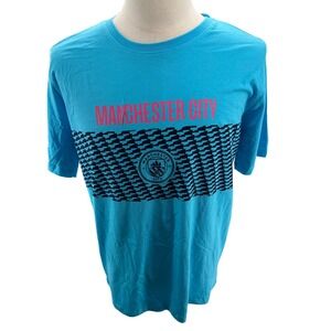 Manchester City Mens Sky Blue FC Inspiration Tee Shirt Size Medium NEW